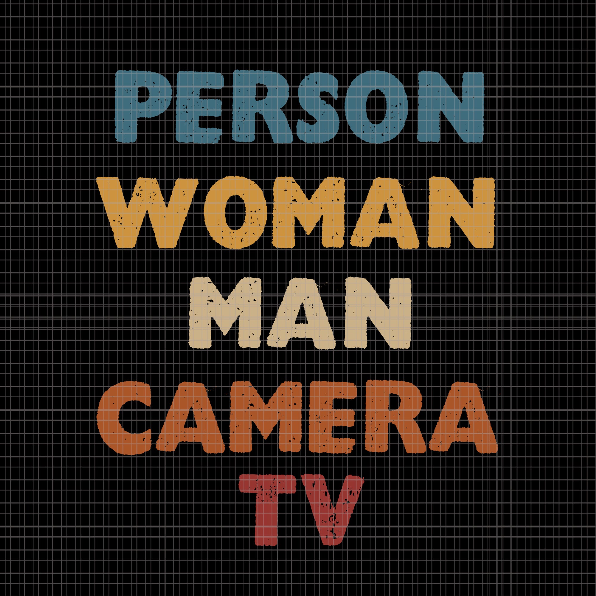 Download Person Woman Man Camera Tv Trump Cognitive Test Meme Retro Person Wom Buydesigntshirt