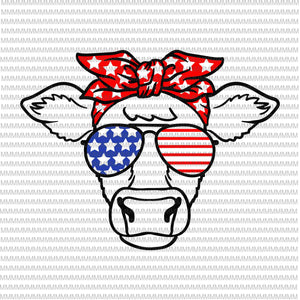 Download 4th Of July Svg Cow Svg Independence Day Svg American Flag Svg Pat Buydesigntshirt