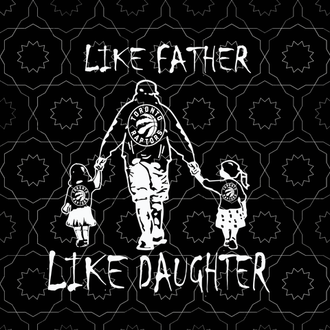 Like Father Like Daughter Funny Father's Day Card to Print