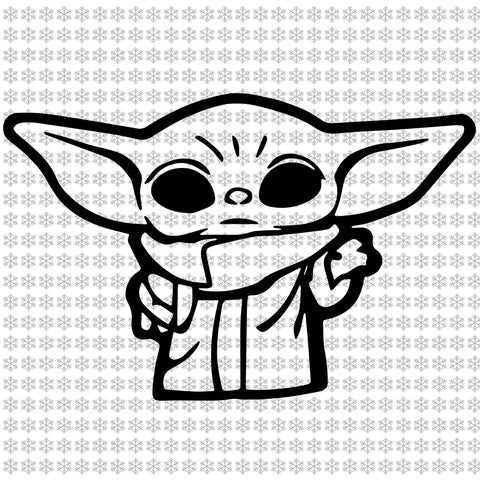 Download Baby Yoda Svg Free Movie Wallpaper
