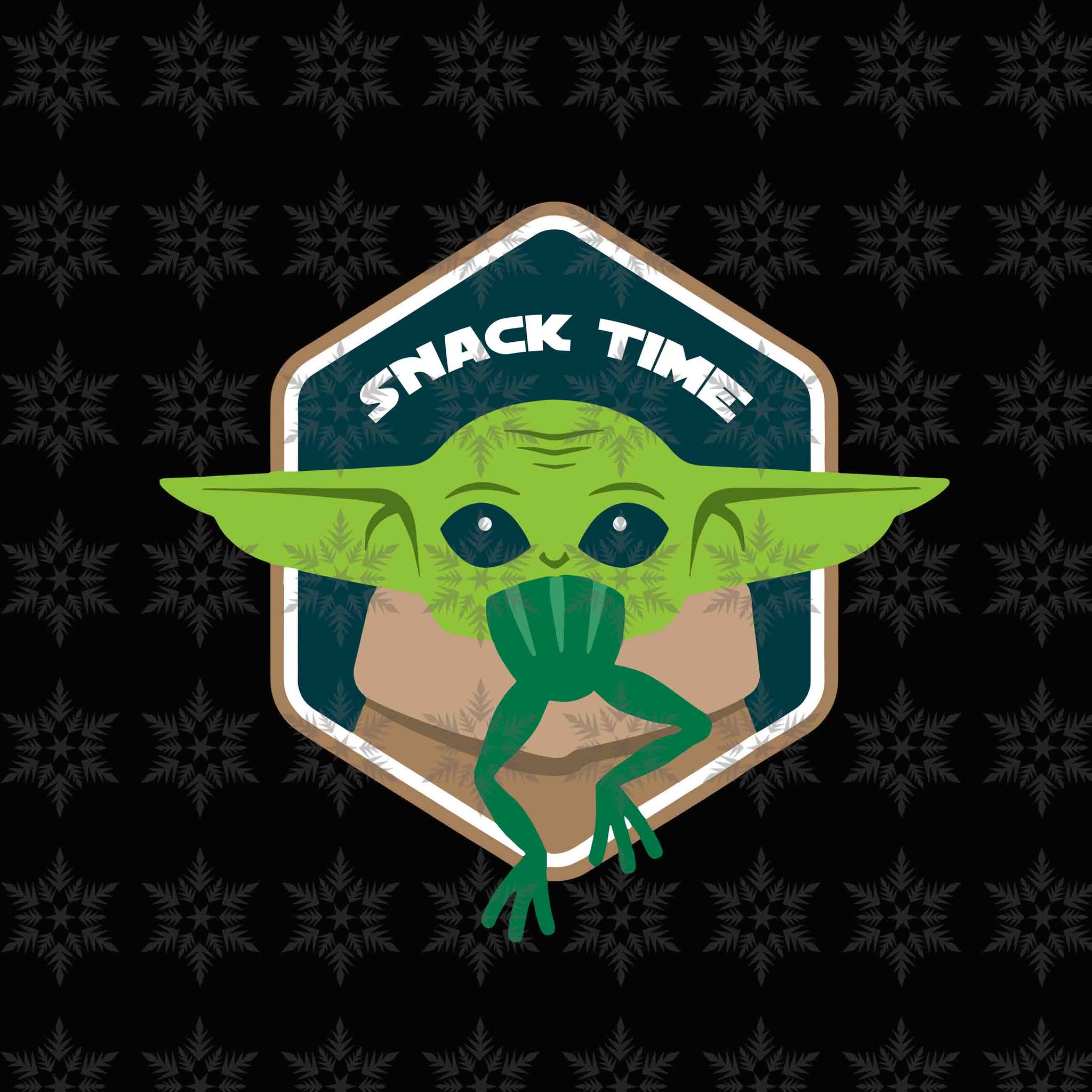 Snack Time Baby Yoda Svg Baby Yoda Vector Baby Yoda Digital File S Buydesigntshirt