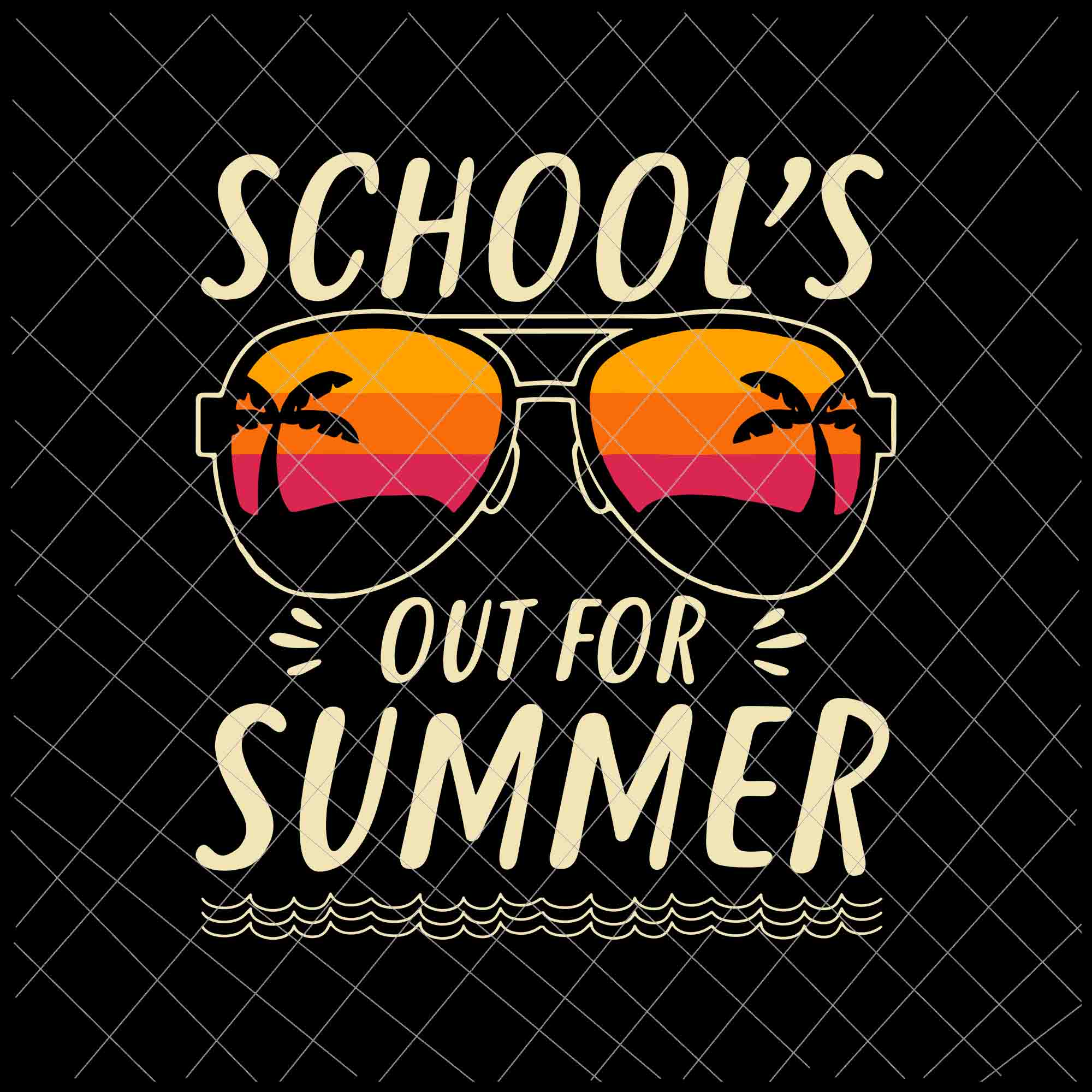 Download Schools Out For Summer Svg Retro Last Day Of School Svg Schools Out Buydesigntshirt
