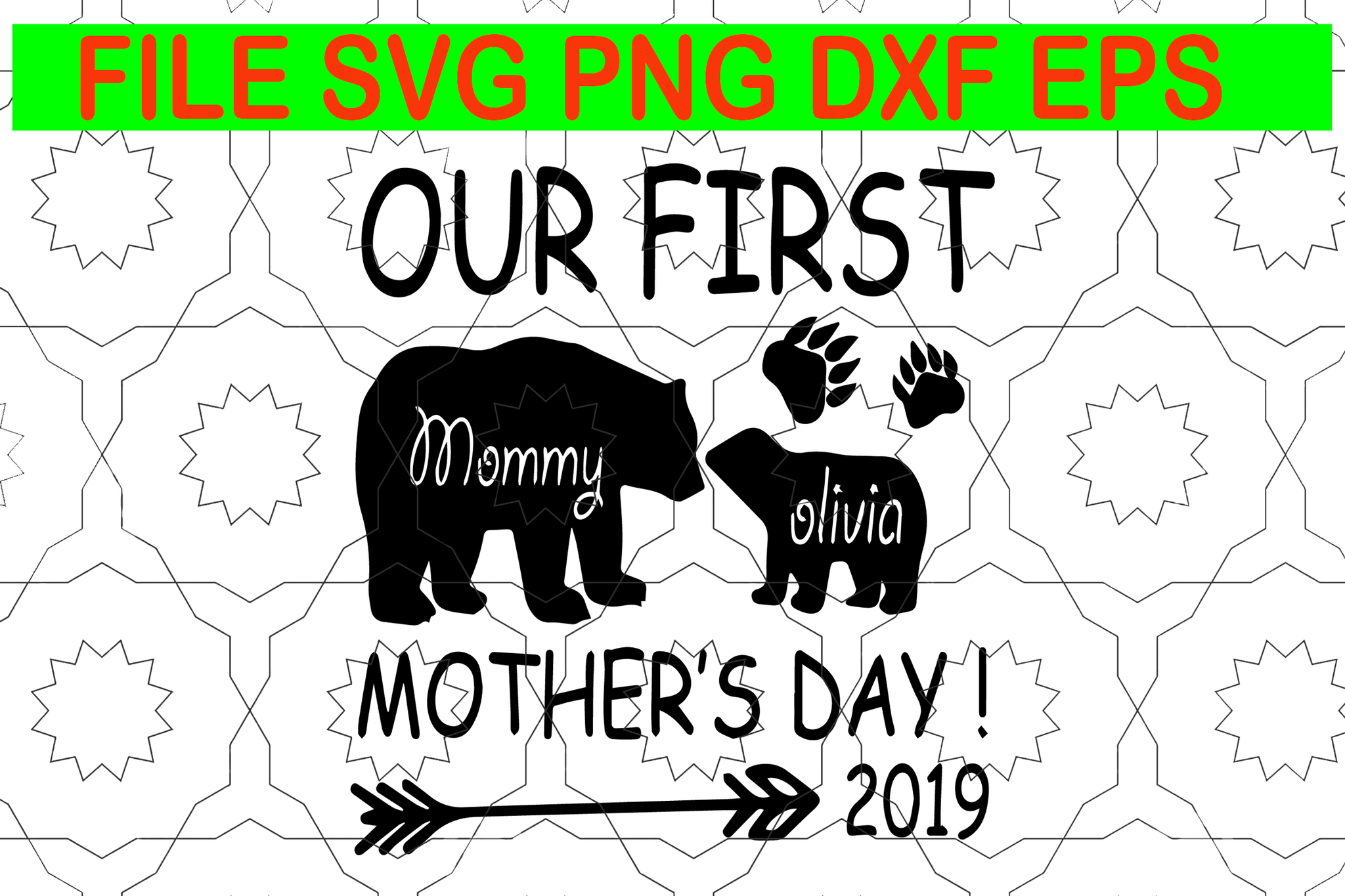 Download Our First Bear Mother S Day Svg Our First Bear Mother S Day Mother S Buydesigntshirt