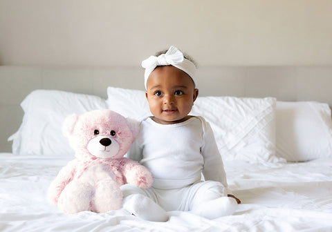 Heatable stuffed animals for bedtime.