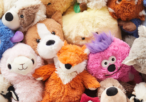 Soothing stuffed animals.