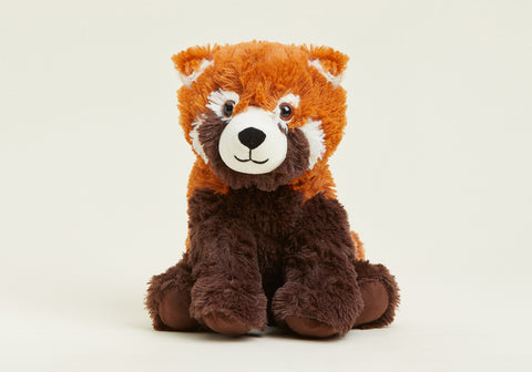 Cute red panda stuffed animal you can microwave.