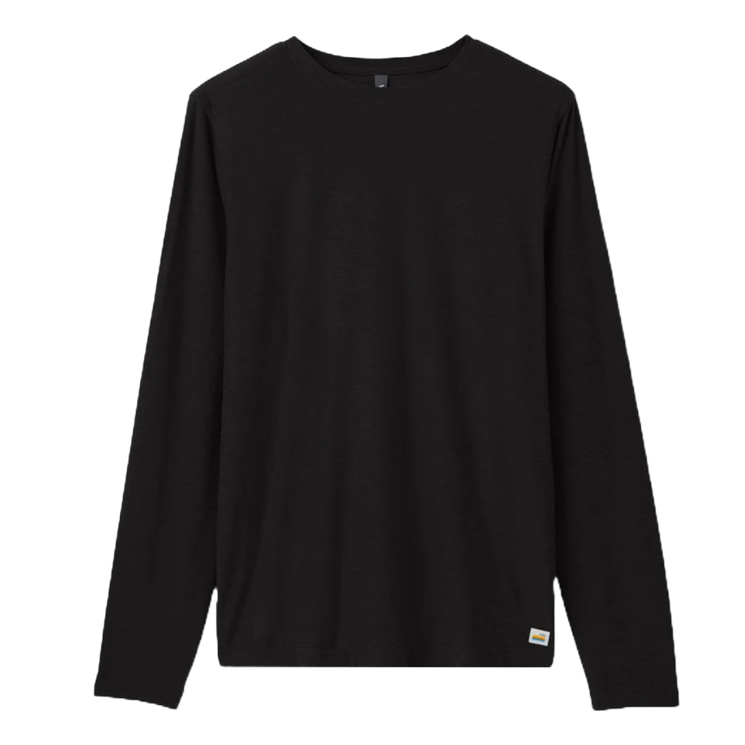 Long-Sleeve Strato Tech Tee, Navy Long Sleeve Top