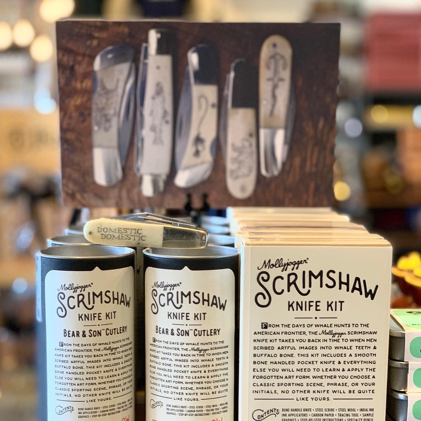 Scrimshaw Knife Kit | Trapper