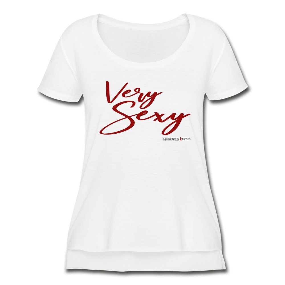 red v neck t shirt women's