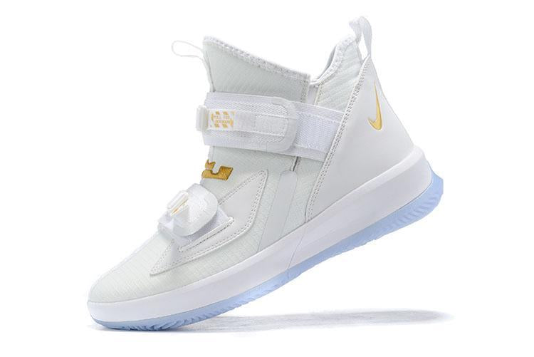 lebron soldier 13 white and gold