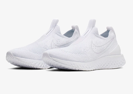 nike flyknit no laces white