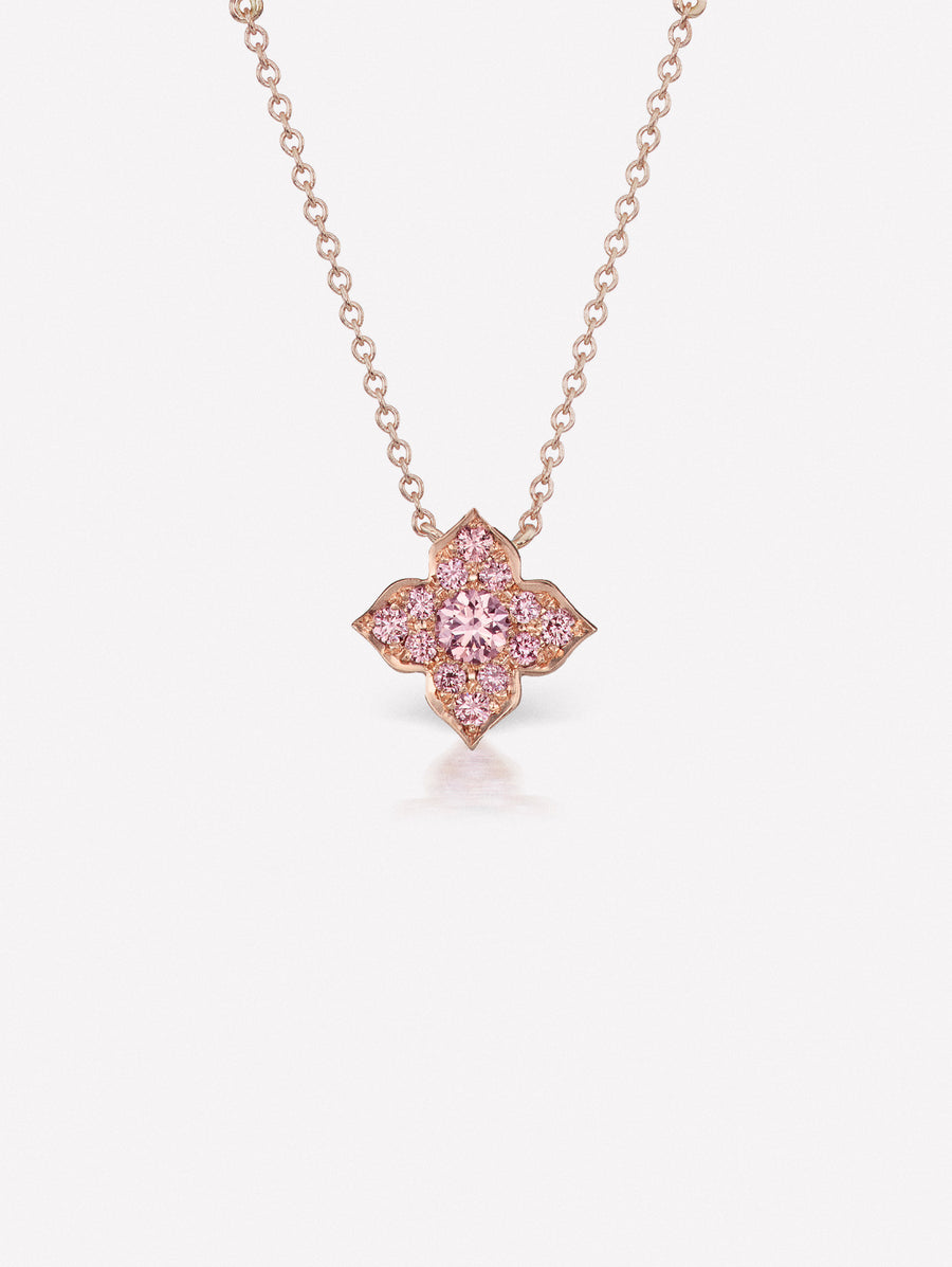 Argyle Pink™ Diamond Azalea Necklace by J FINE