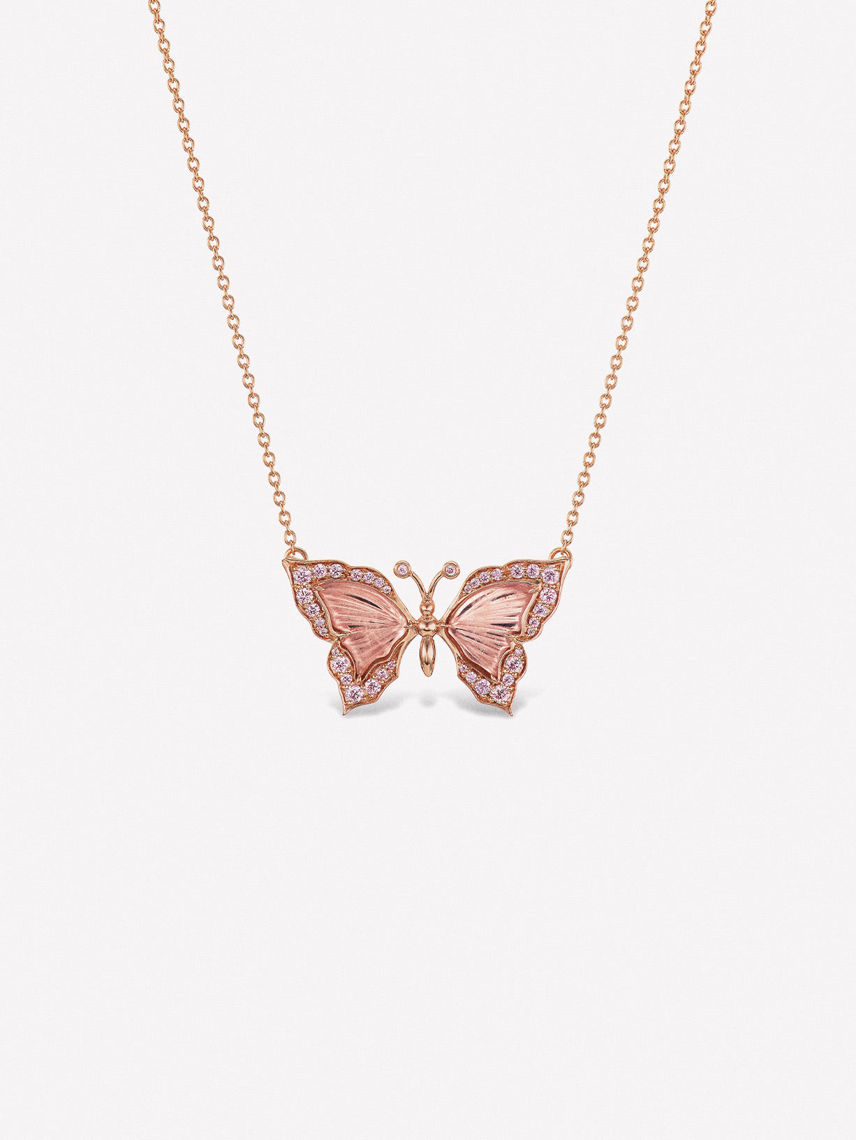Fiorelli Drop Chain Necklet With Pink Crystal - Wotagem