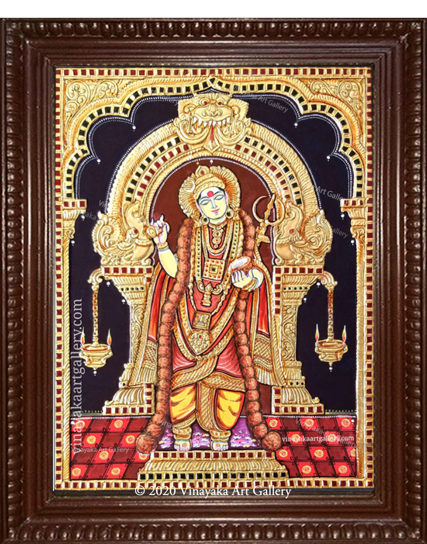 Uthrapatheesvarar swami | Tanjore Painting | Vinayaka Art Gallery ...