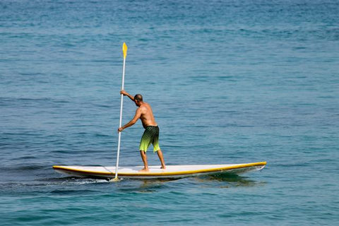 man on paddleboard