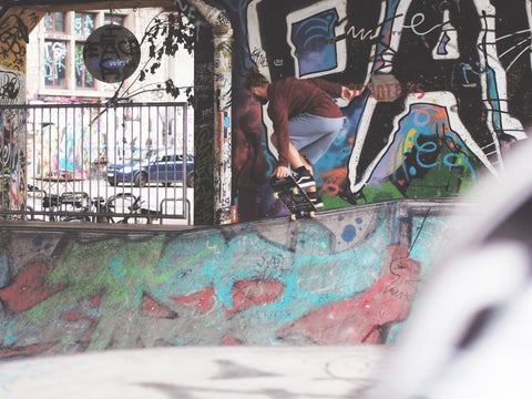 Skateboarding encourages creative freedom.