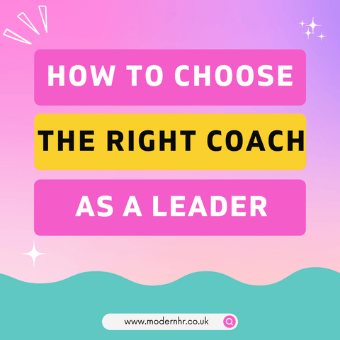 How to choose the right coach as a Leader
