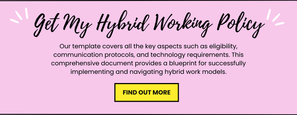 Hybrid Working Policy Template for UK businesses