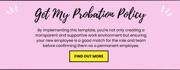 Probation Policy Template for UK businesses