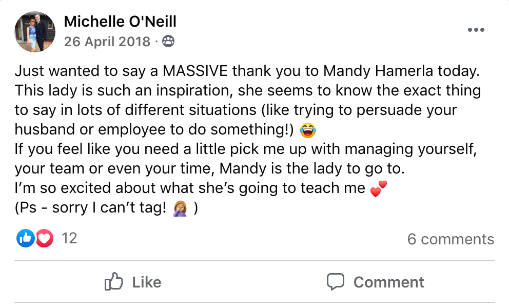 Mandy Hamerla, Modern HR Ltd Testimonials,