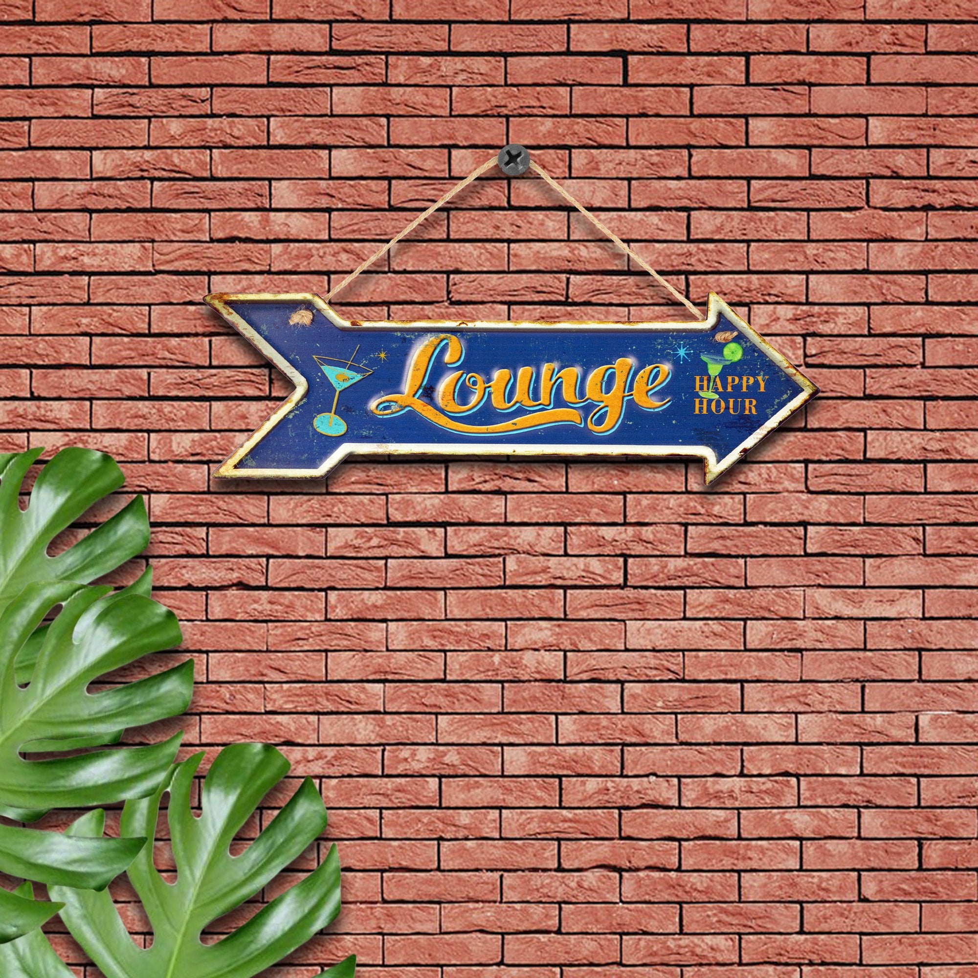 Lounge Wall Plaque - Teak Tale