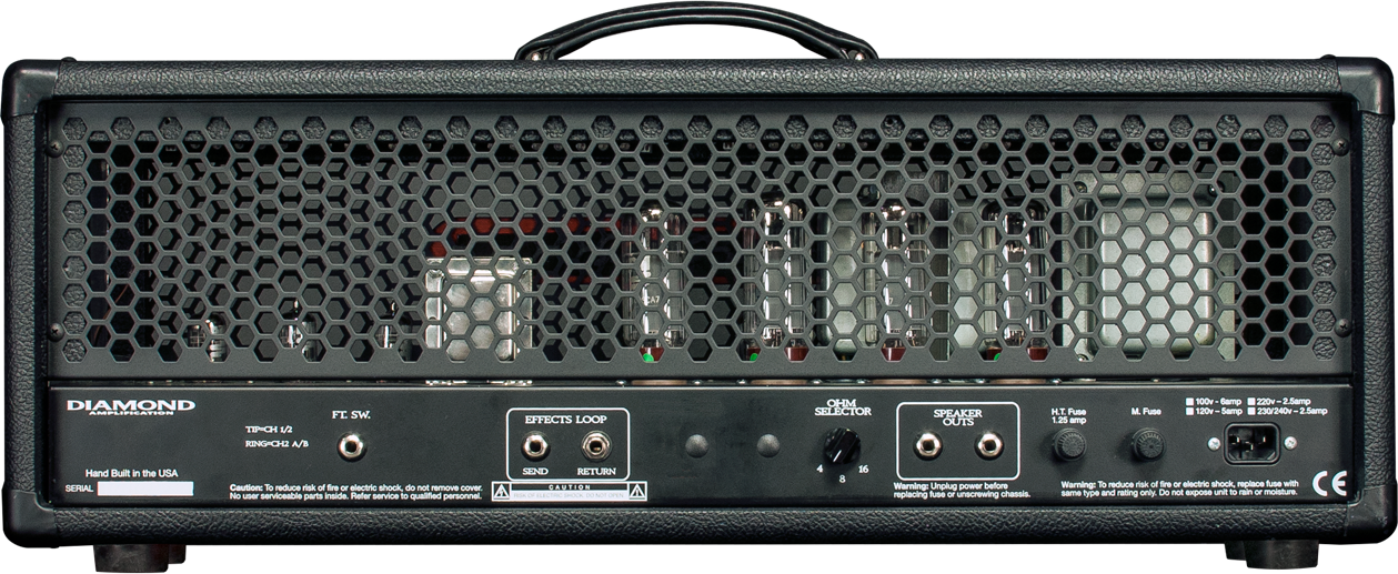 Diamond Amplification Nitrox 100 Watt Usa Made Tube Amplifier Diamond Guitars