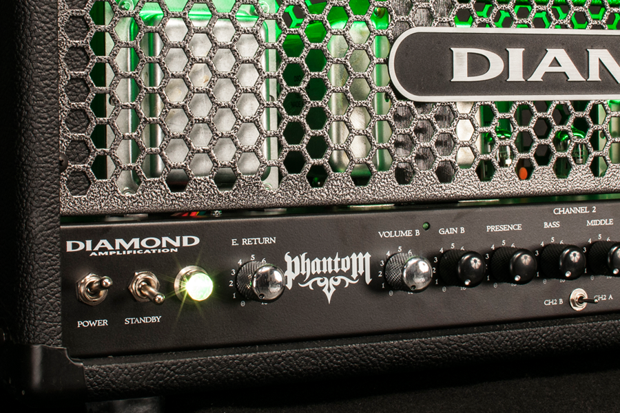 Diamond Amplification Phantom 100 Watt Usa Made Tube Amplifier Diamond Guitars