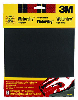 9 x 11 - 400 Grit - 9 x 11 Sanding Sheets - WSC - Silicon Carbide Waterproof  Paper Sheets 