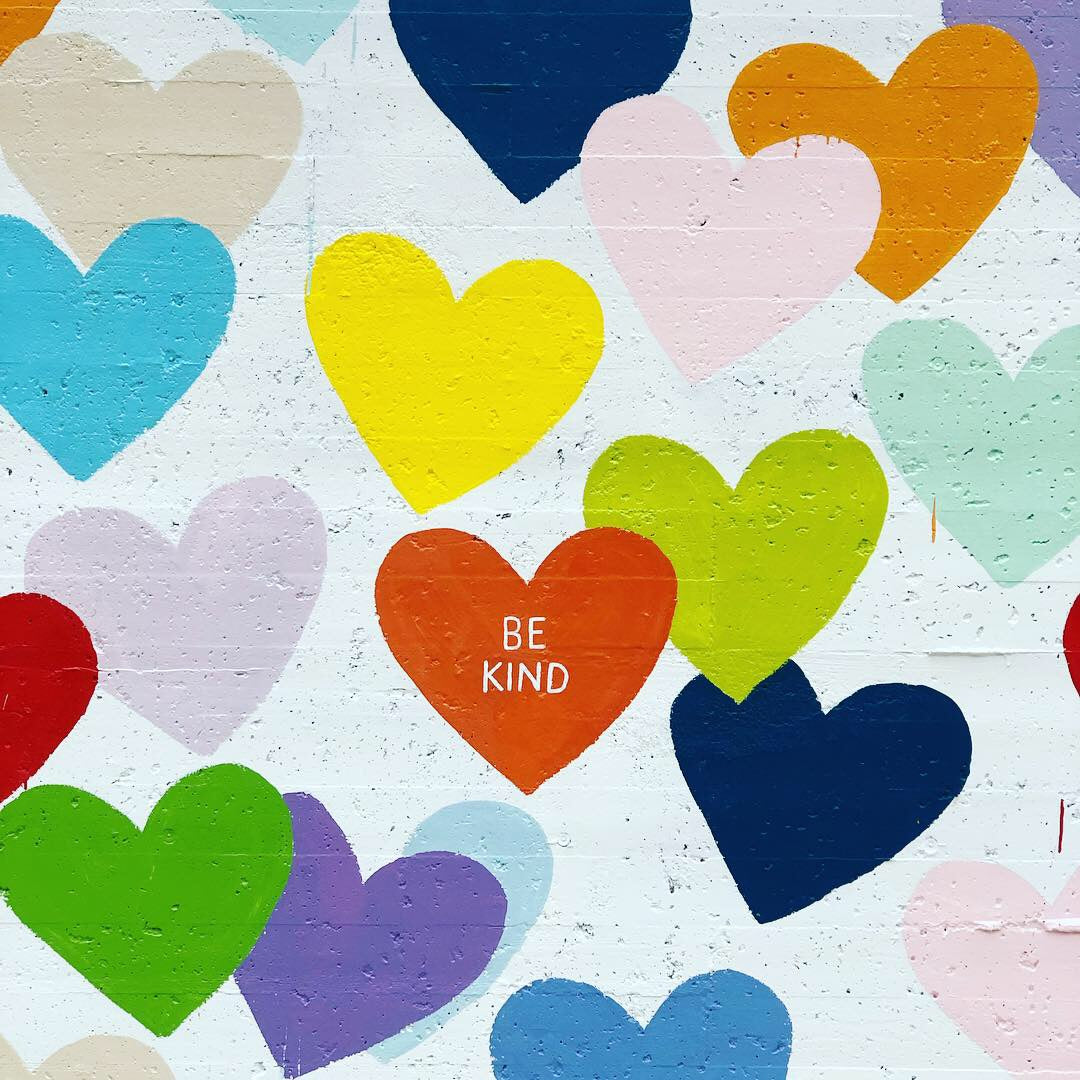 Confetti Hearts Wall Evelyn Henson