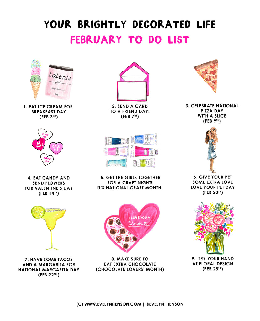 evelyn henson to do list | www.evelynhenson.com