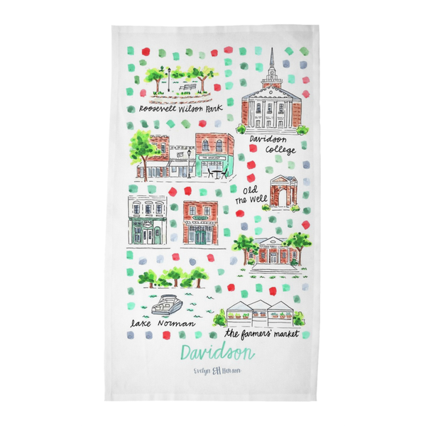 Louisville, KY Tea Towel – Evelyn Henson