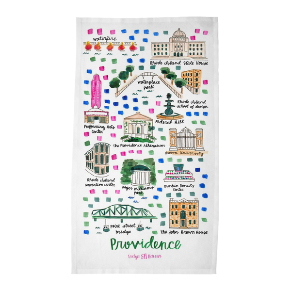 Louisville, KY Tea Towel – Evelyn Henson