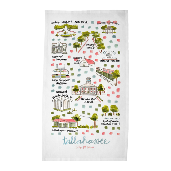 Louisville, KY Tea Towel – Evelyn Henson