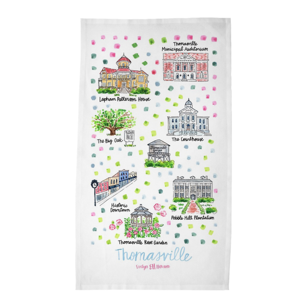 Louisville, KY Tea Towel – Evelyn Henson