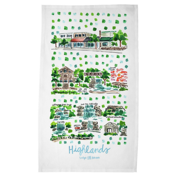 Louisville, KY Tea Towel – Evelyn Henson