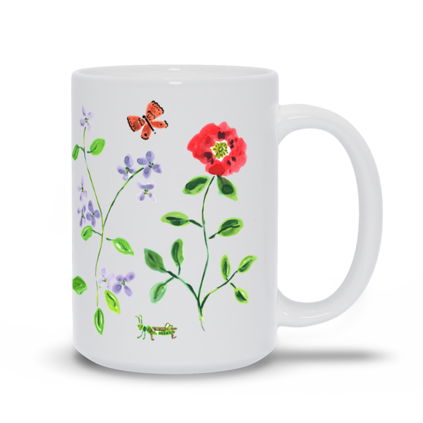 Bisou Blooms Initial Mug – Evelyn Henson