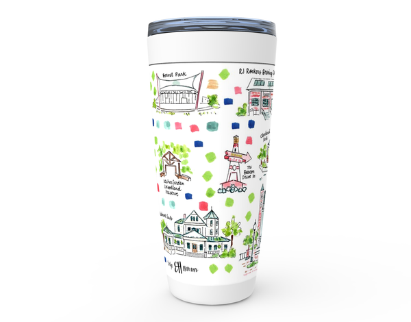 Milwaukee, WI Map Tumbler – Evelyn Henson