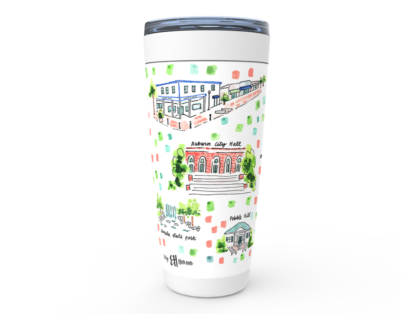 Auburn, AL Map Tumbler – Evelyn Henson