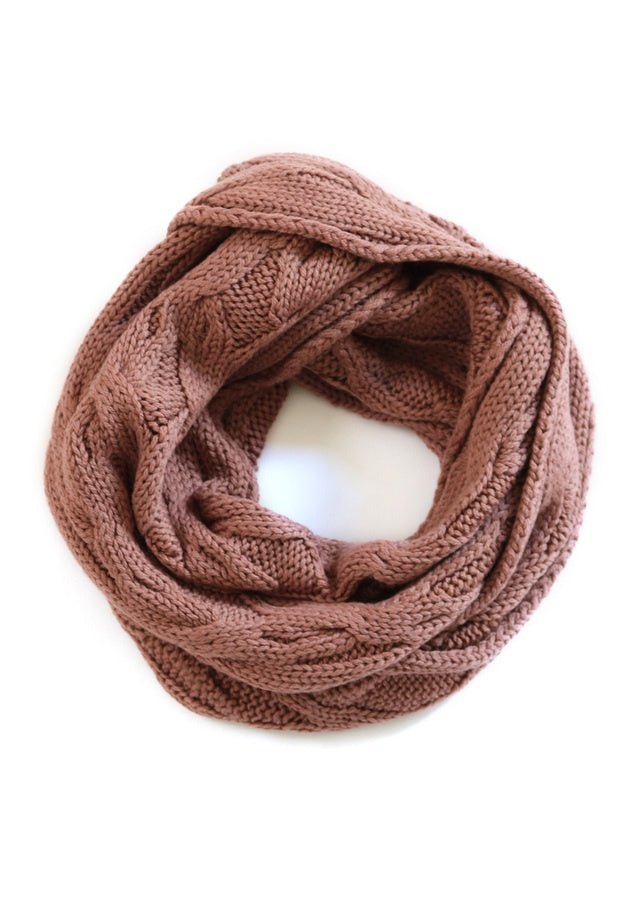 Infinity Scarf - Mable Mocha | Uimi | Hats, Scarves & Gloves | Thirty 16 Williamstown
