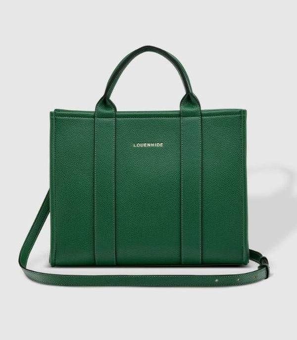 Manhattan Tote Bag - Green | Louenhide | Women's Accessories | Thirty ...