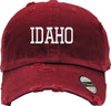 IDAHO STATE Distressed Baseball Hat