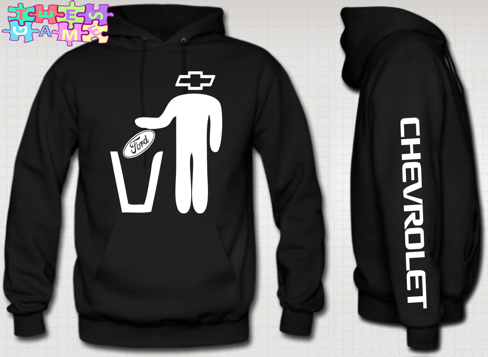 chevy zip up hoodies