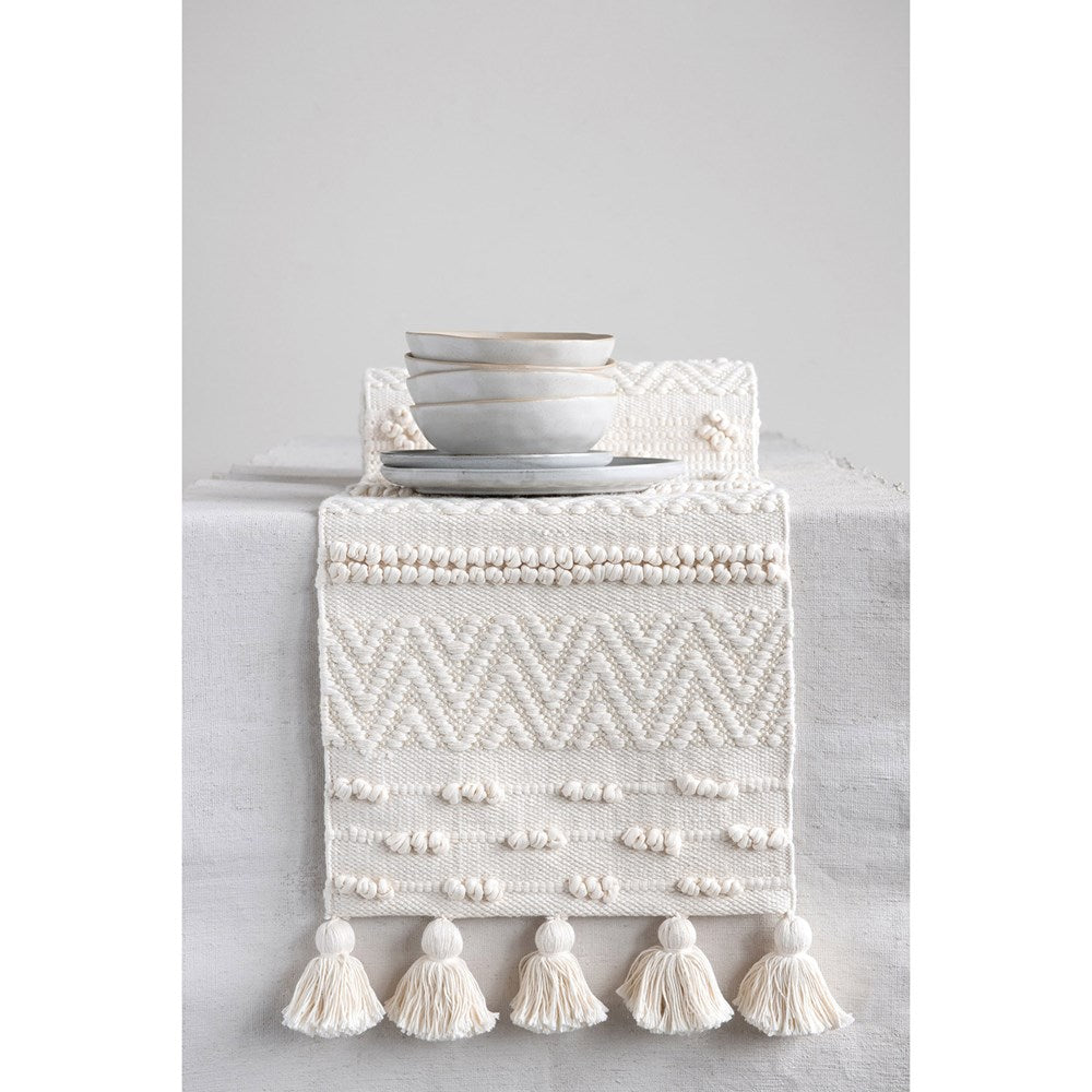 woven table runner