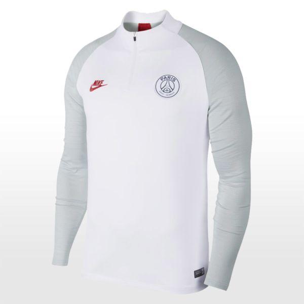 psg white training top