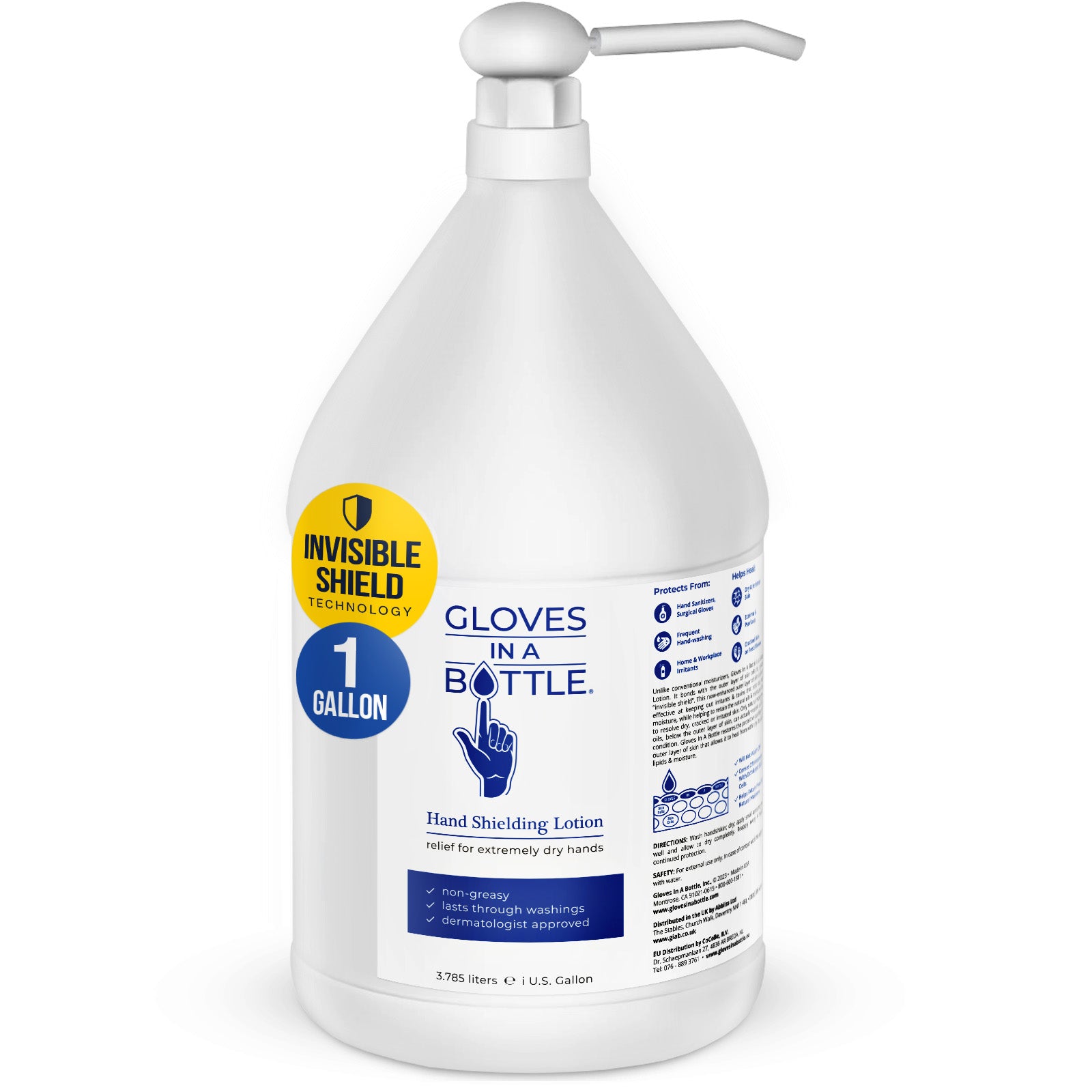 Gloves In A Bottle Gallon of Shielding Lotion for Hands - Gloves In A Bottle product image