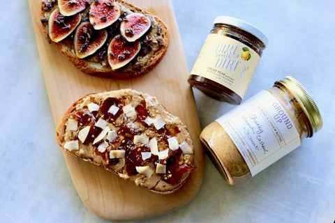 Almond Butter and Jam on Toast