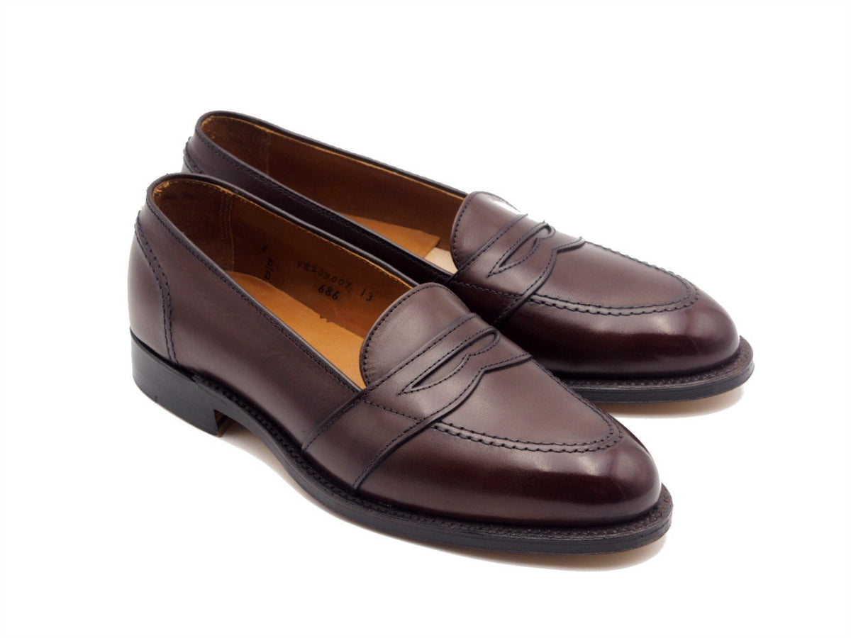 Full Strap Slip-On Dark Brown Calf