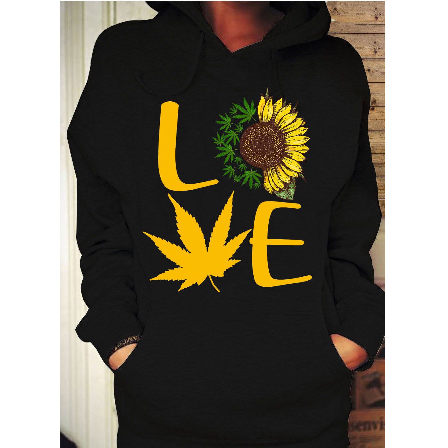 champion hoodie sunflower