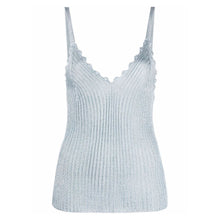 Load image into Gallery viewer, GANNI Metallic Knit Top