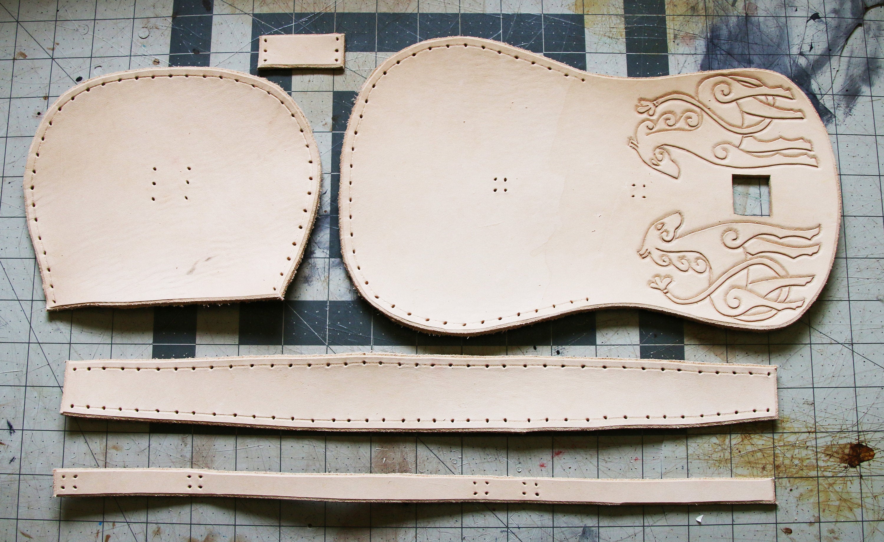 viking belt pouch pattern